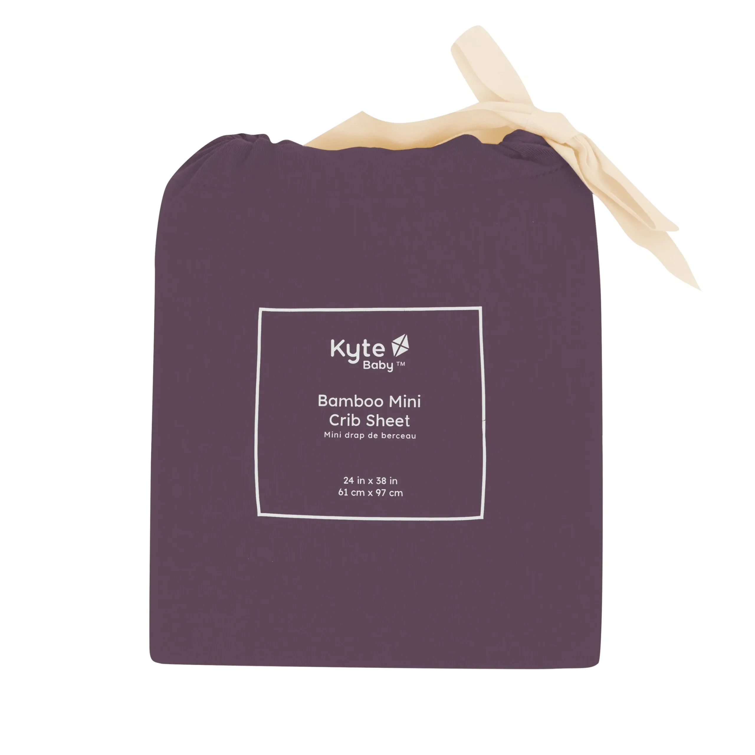 Hot Kyte Baby Mini Crib Sheet in Currant