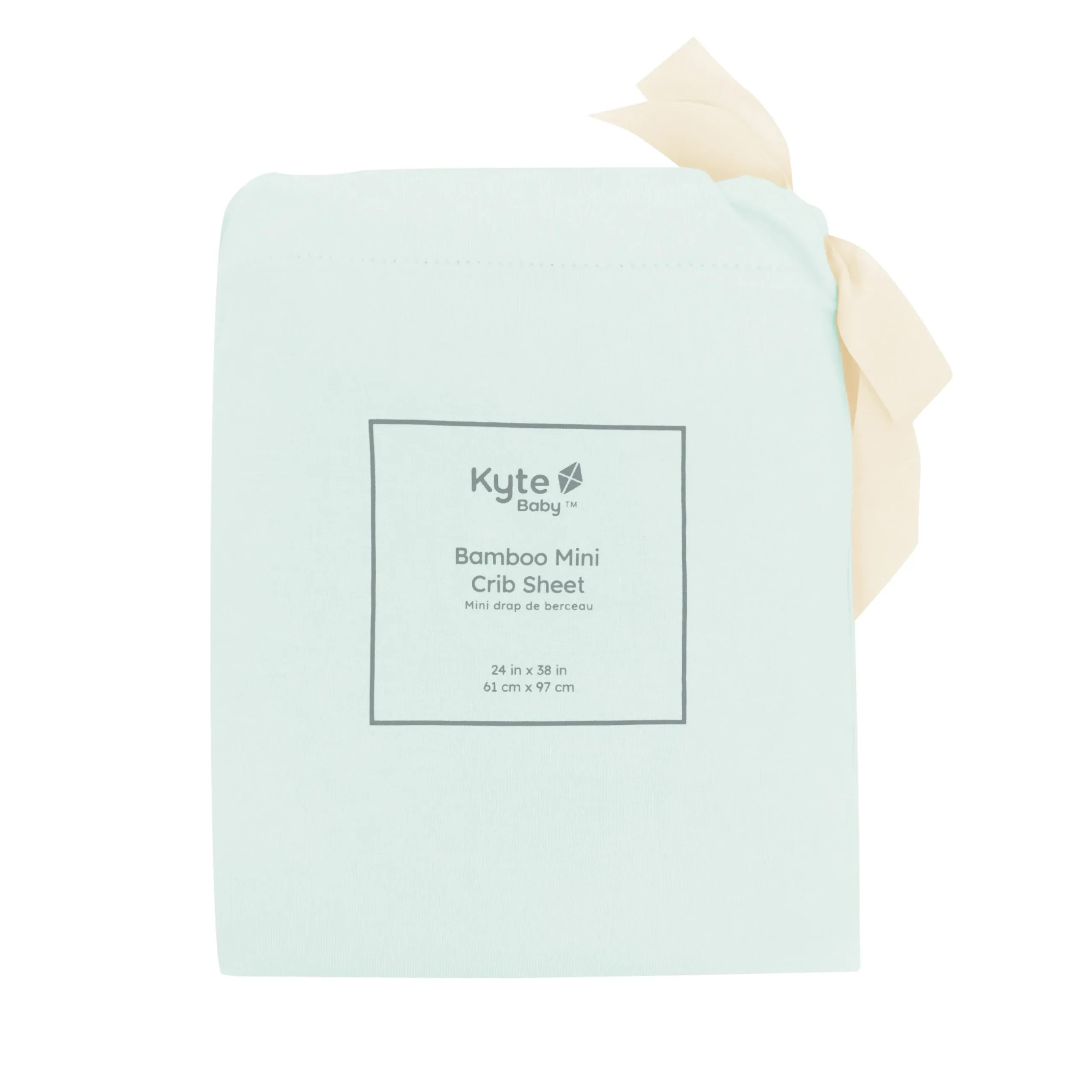 Outlet Kyte Baby Mini Crib Sheet in Dew