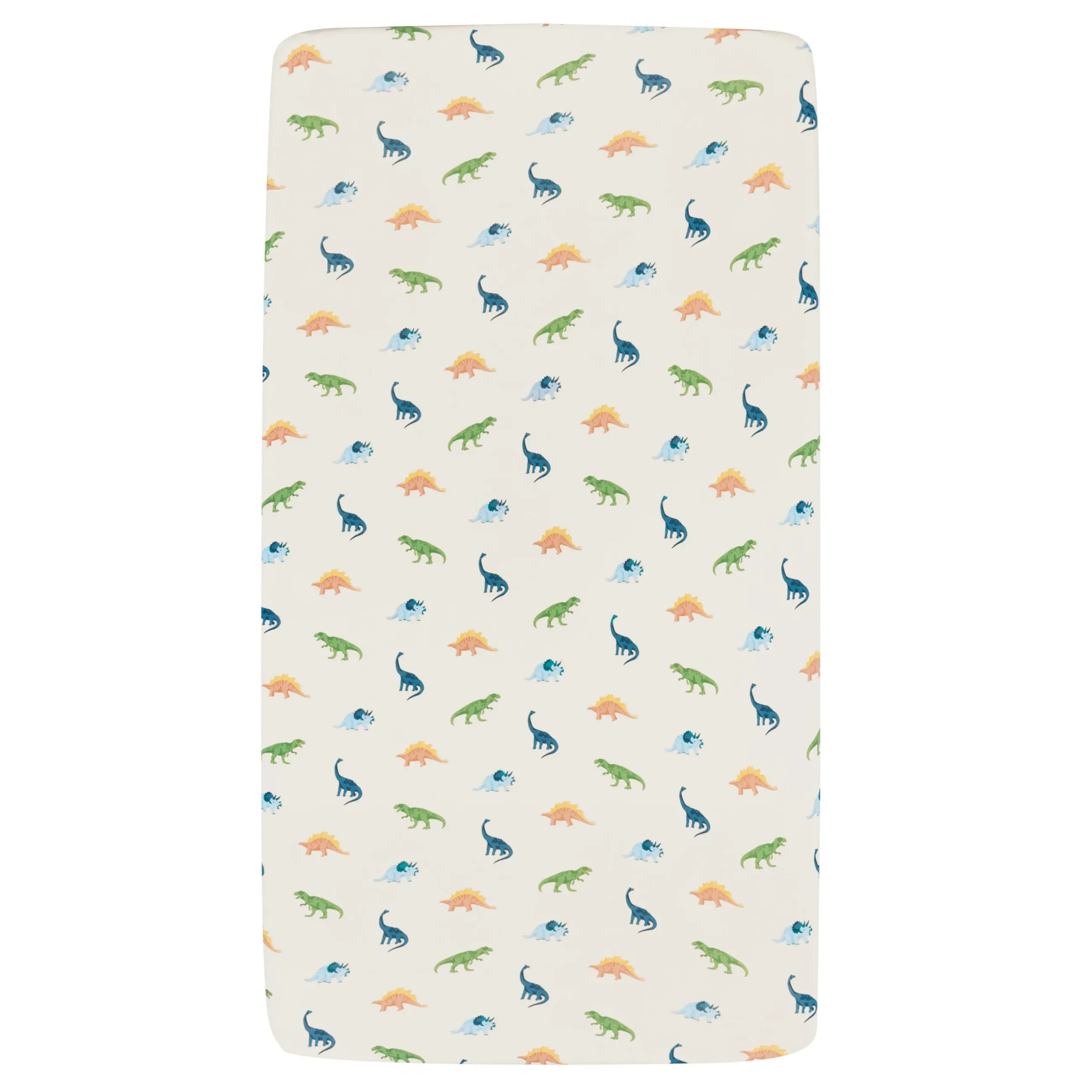 Kyte Baby Mini Crib Sheet in Ecru Roar