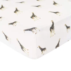 Kyte Baby Mini Crib Sheet in Giraffe