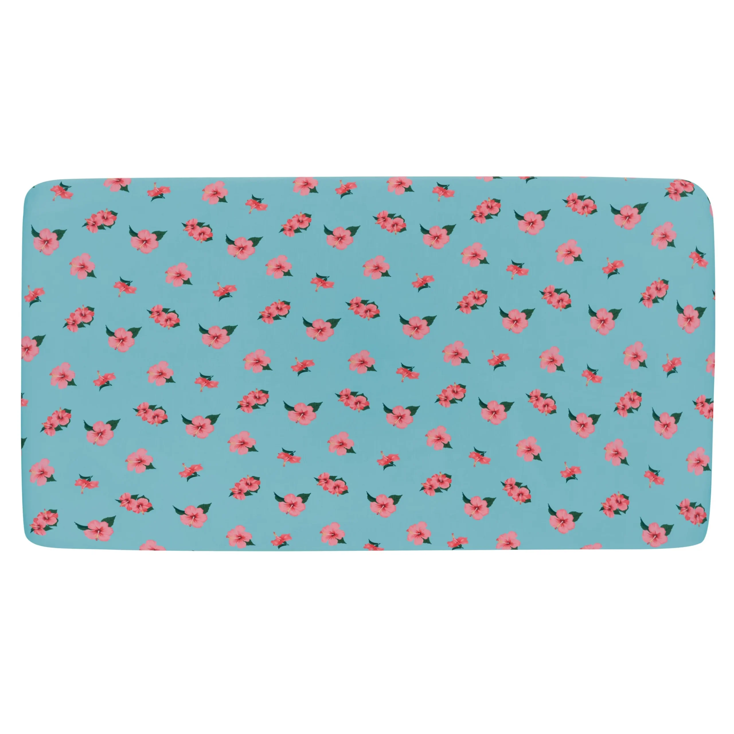Kyte Baby Mini Crib Sheet in Hibiscus