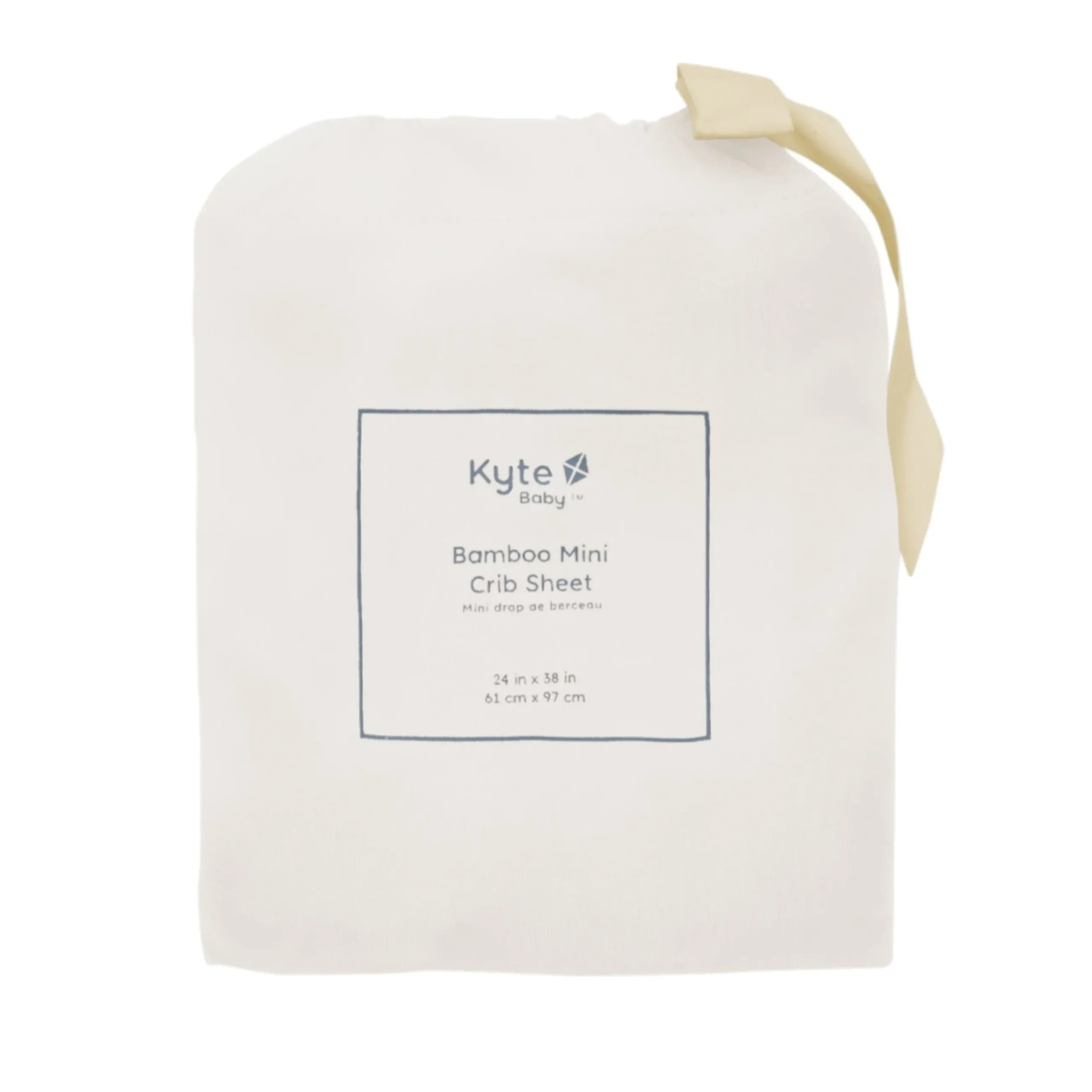 Clearance Kyte Baby Mini Crib Sheet in Oat