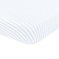 Hot Kyte Baby Mini Crib Sheet in Small Mist Stripe