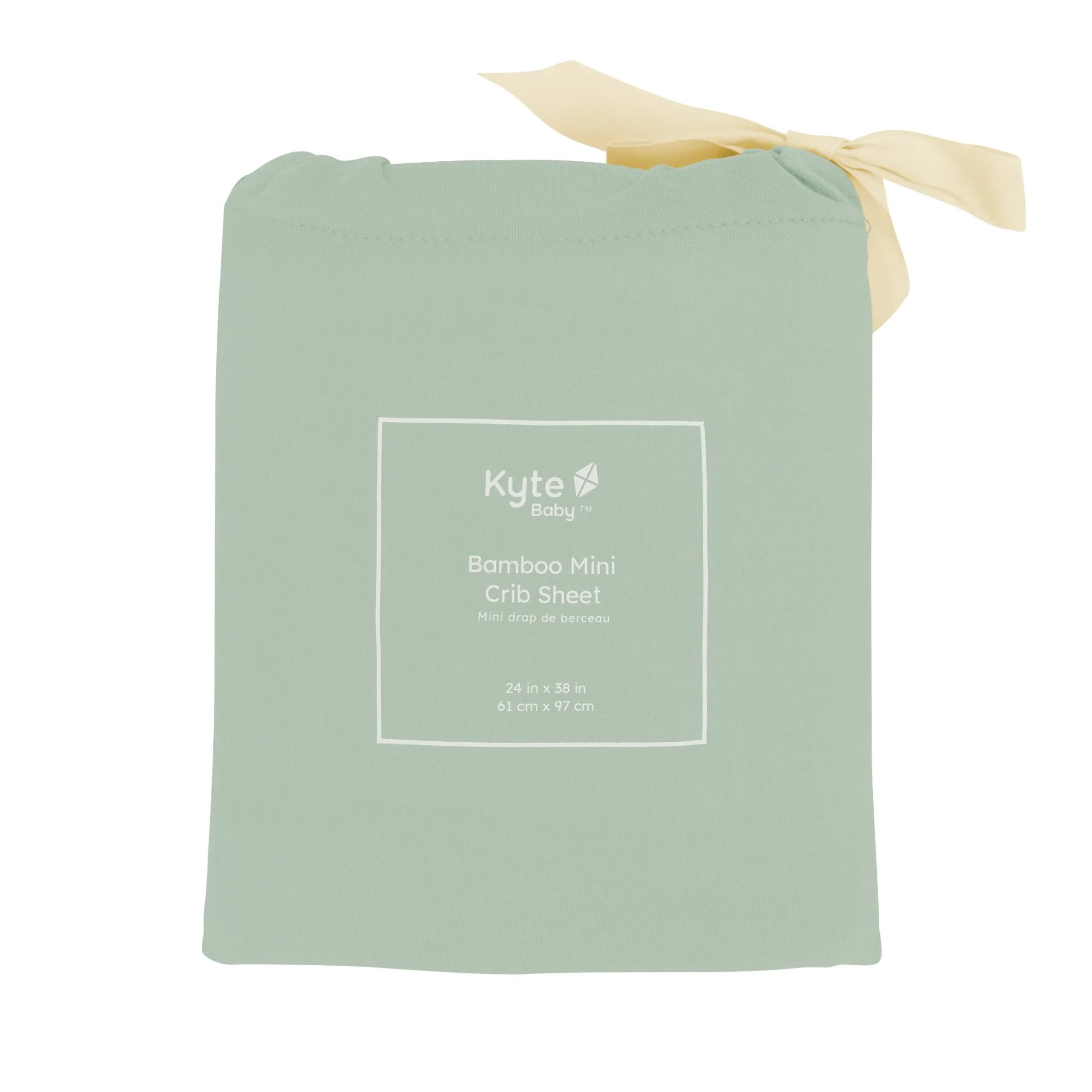 New Kyte Baby Mini Crib Sheet in Thyme