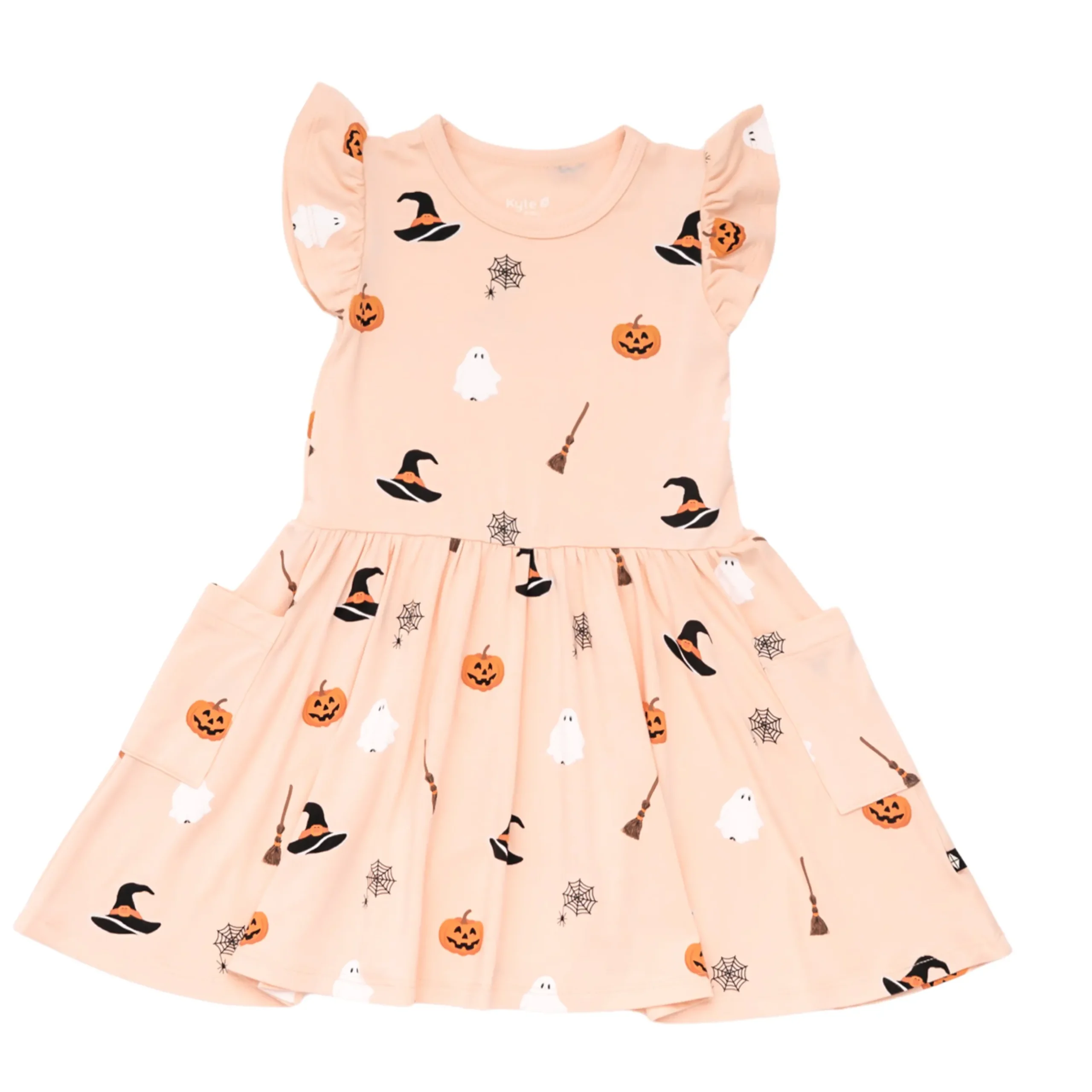 Clearance Kyte Baby Pocket Dress in Bewitched