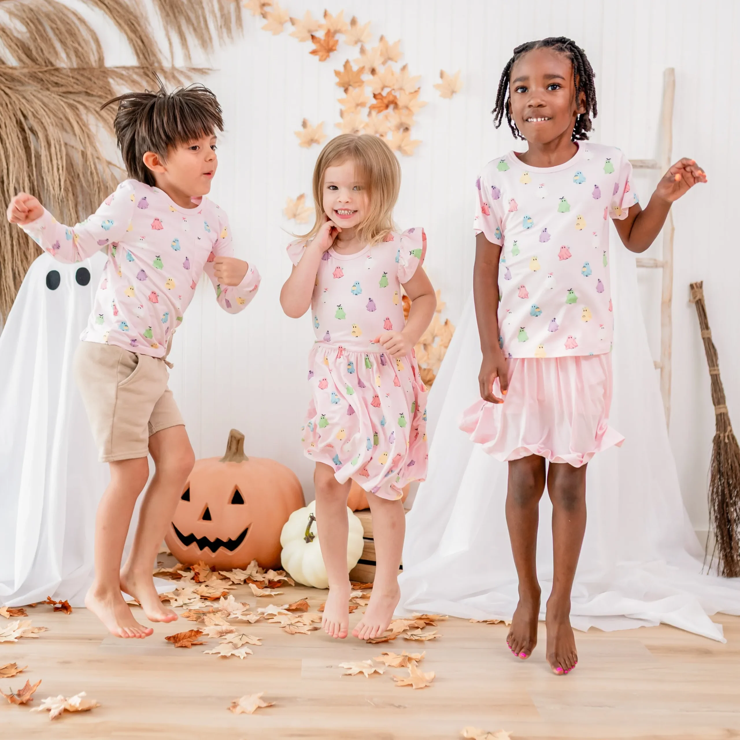 Discount Kyte Baby Pocket Dress in Pastel Ghost