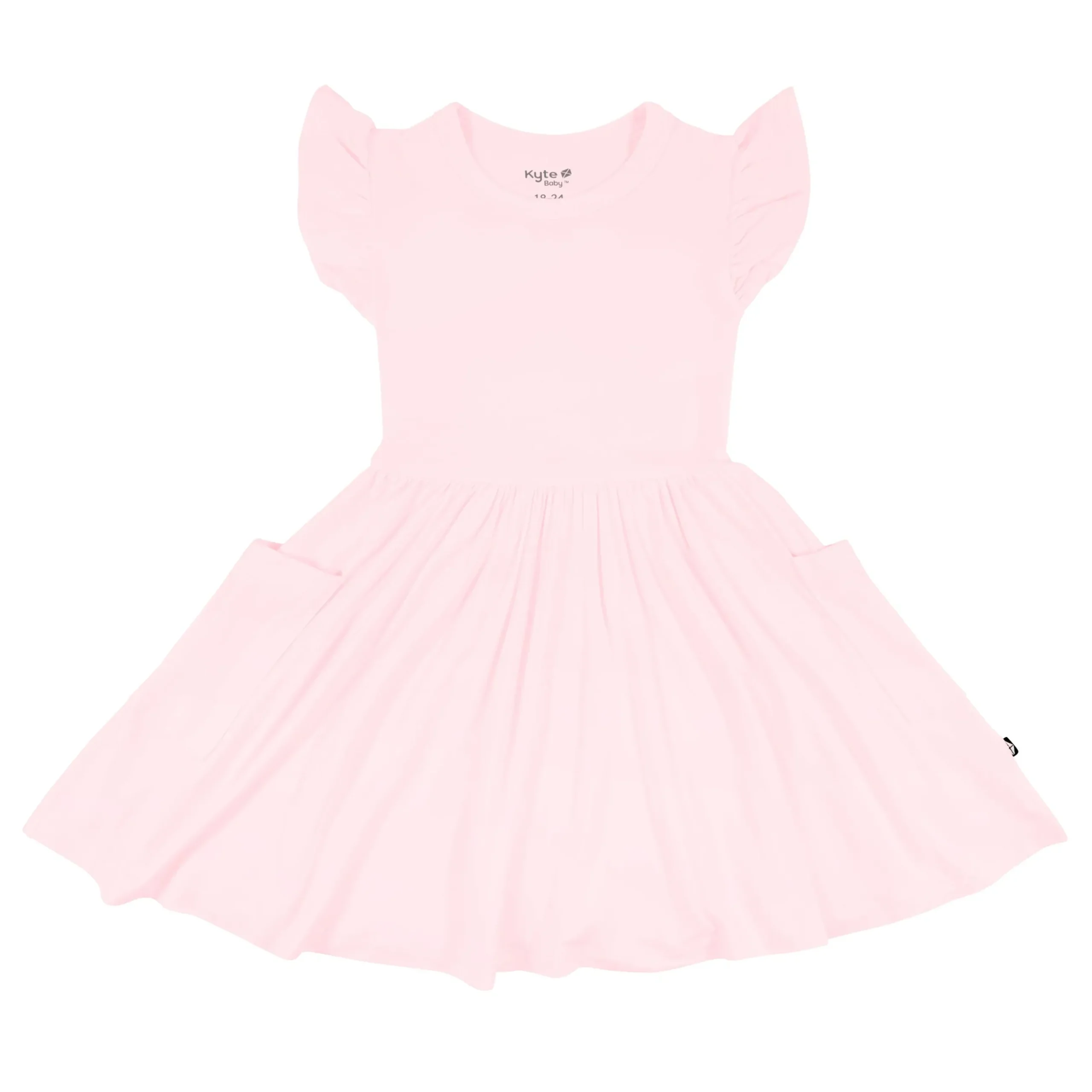 New Kyte Baby Pocket Dress in Sakura
