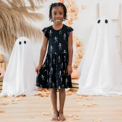 Discount Kyte Baby Pocket Dress in Skeleton