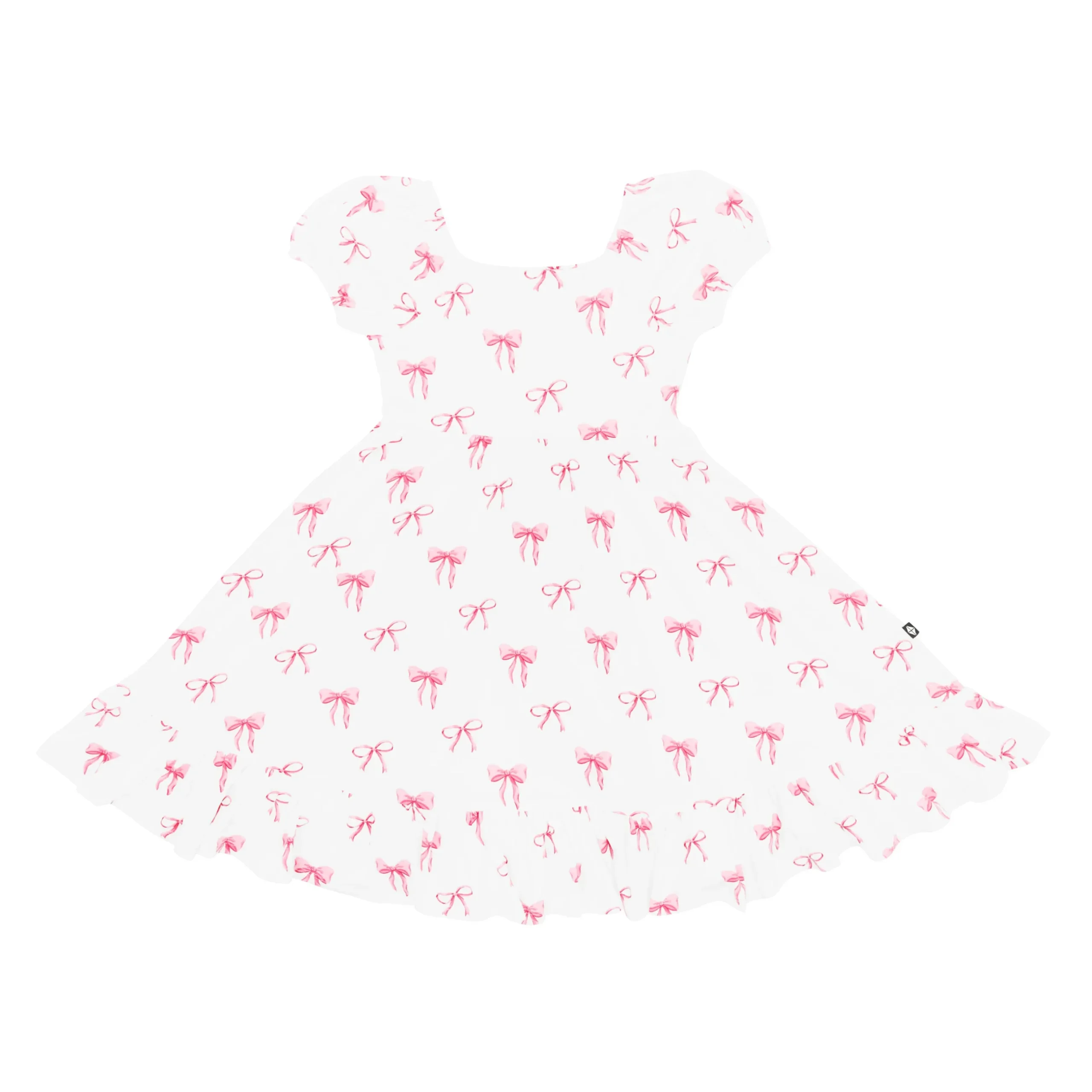 Best Kyte Baby Puff Sleeve Twirl Dress in Bow