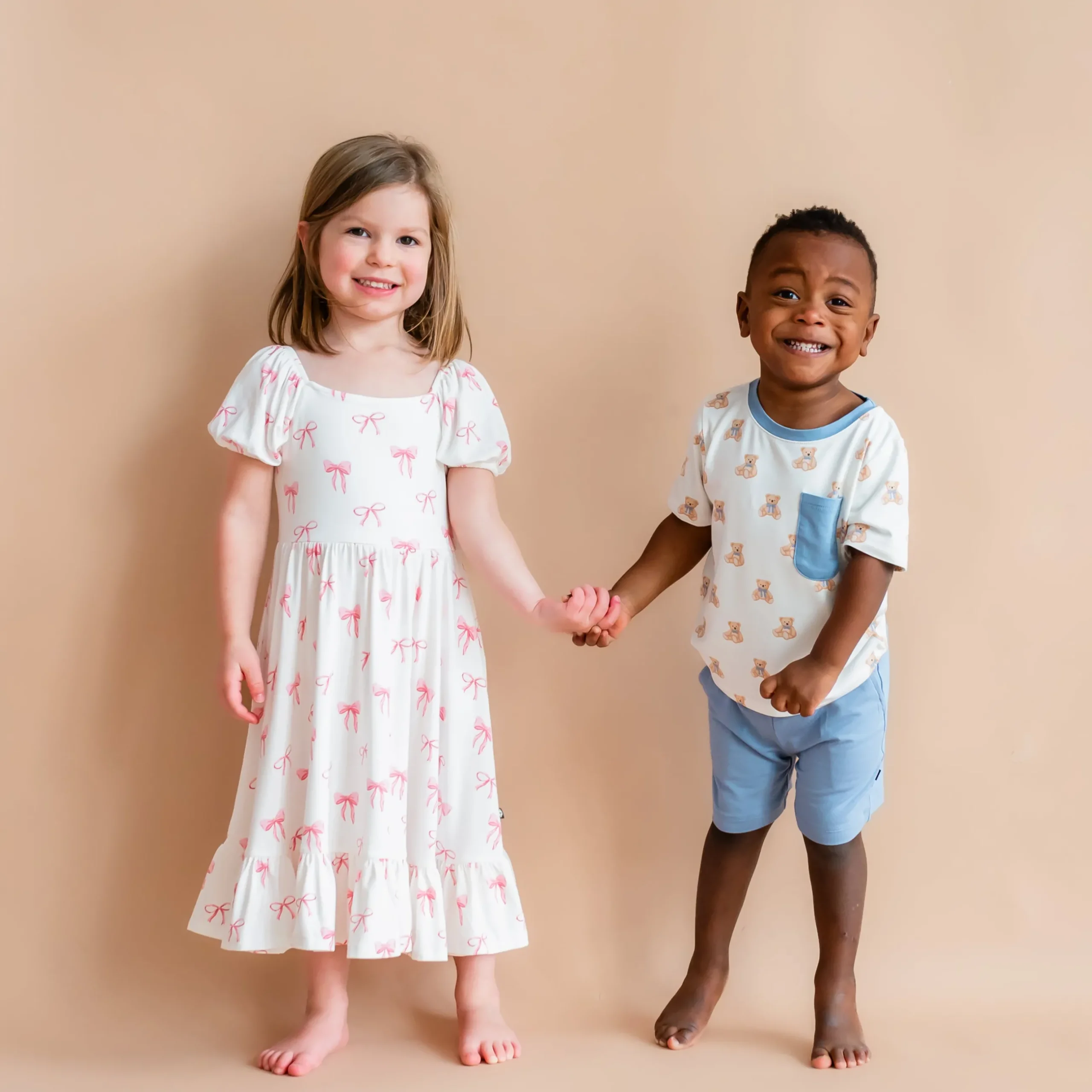 Best Kyte Baby Puff Sleeve Twirl Dress in Bow