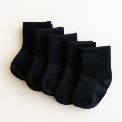 Sale Kyte Baby Quarter Socks Combo 5-Pack in Midnight