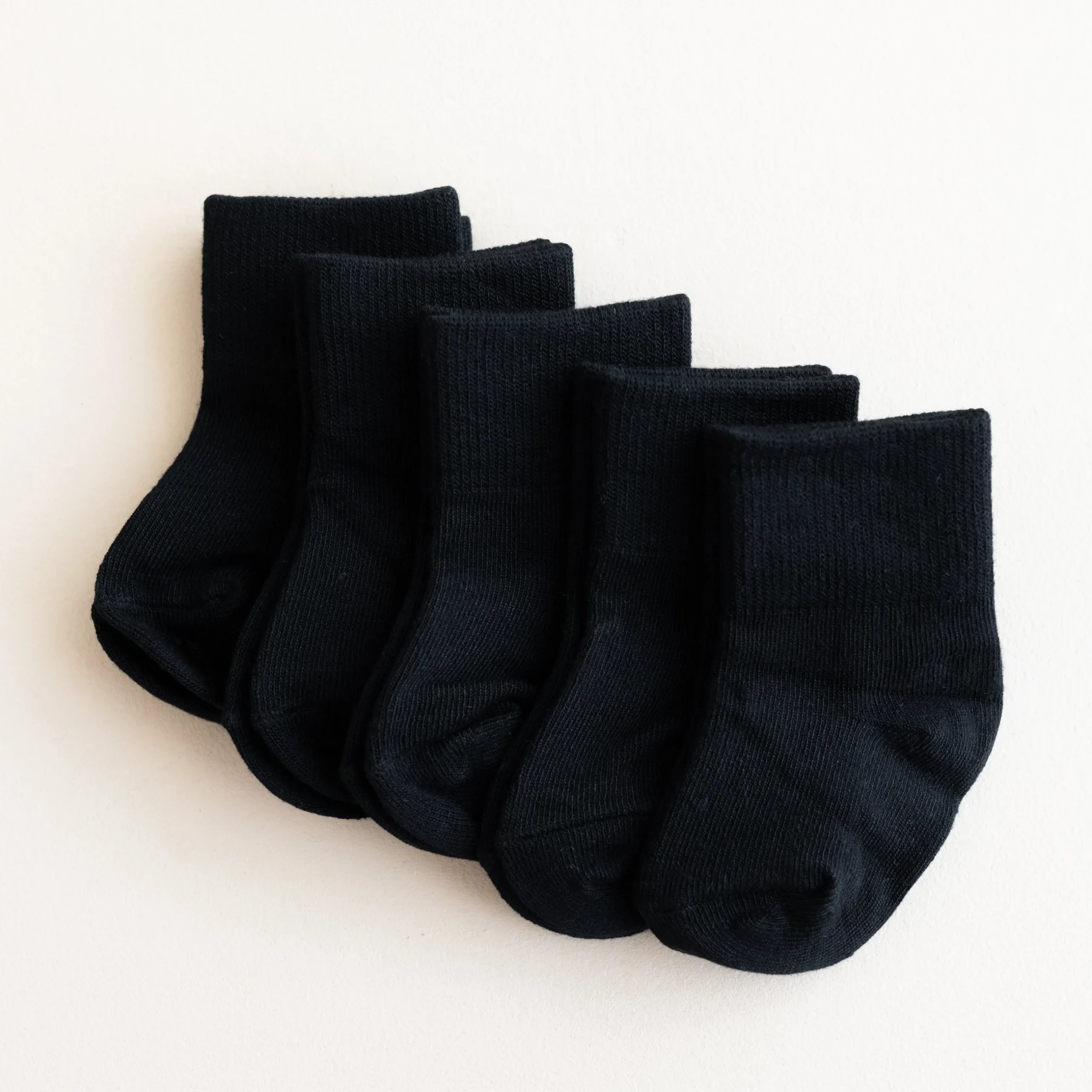 Sale Kyte Baby Quarter Socks Combo 5-Pack in Midnight
