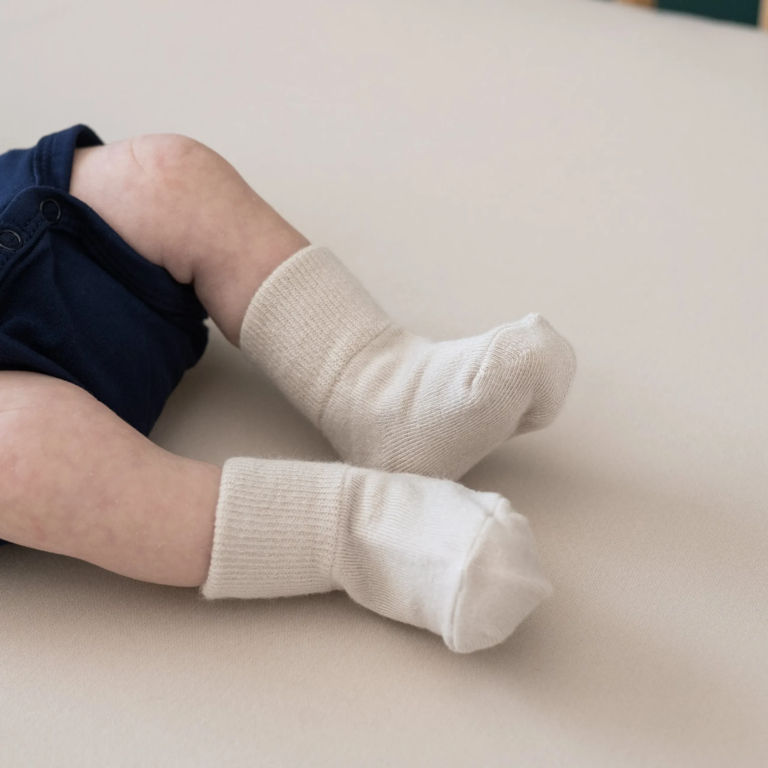 Clearance Kyte Baby Quarter Socks Combo 5-Pack in Neutral set Neutral Set: Cloud/Oat/Storm/Sage/Midnight