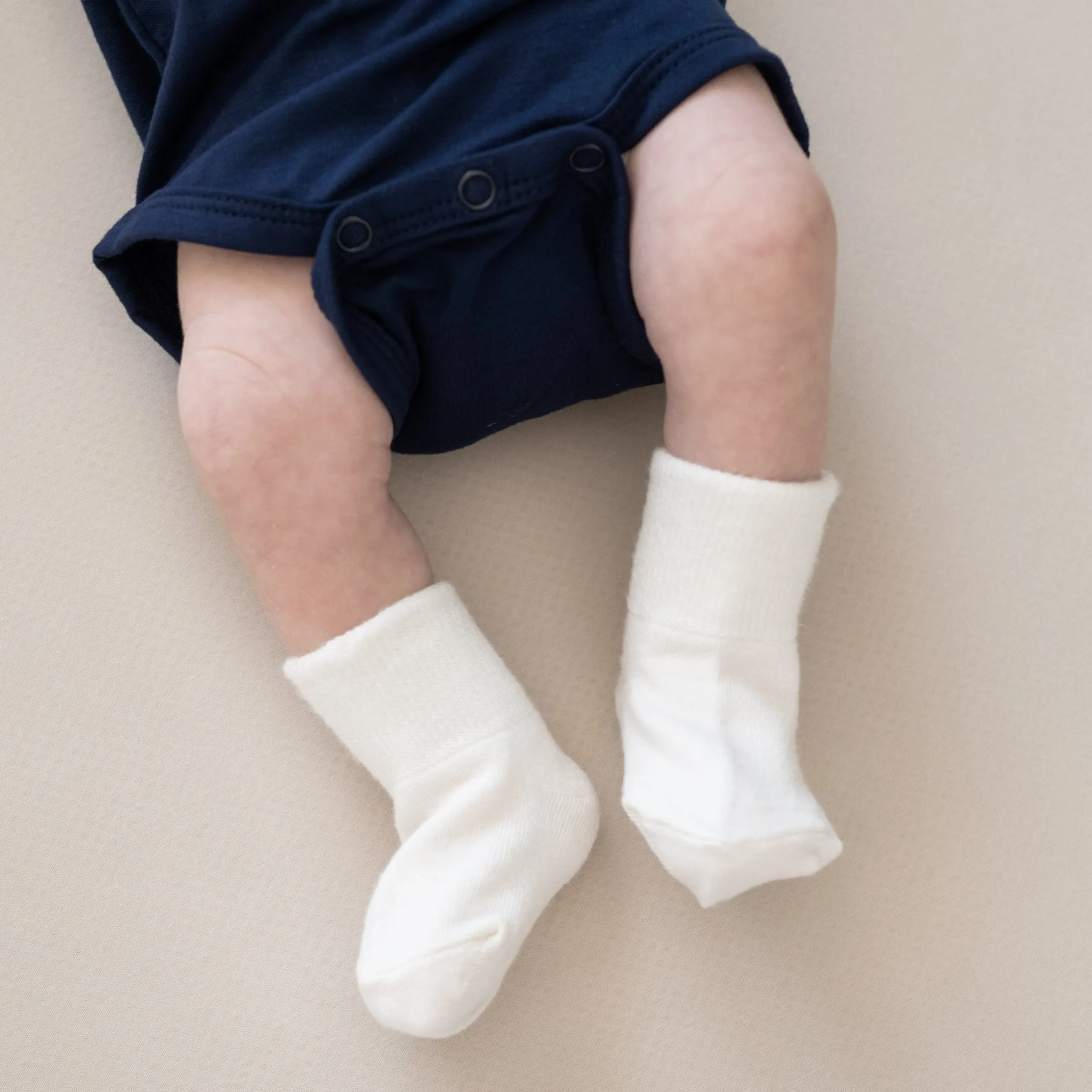 Clearance Kyte Baby Quarter Socks Combo 5-Pack in Neutral set Neutral Set: Cloud/Oat/Storm/Sage/Midnight