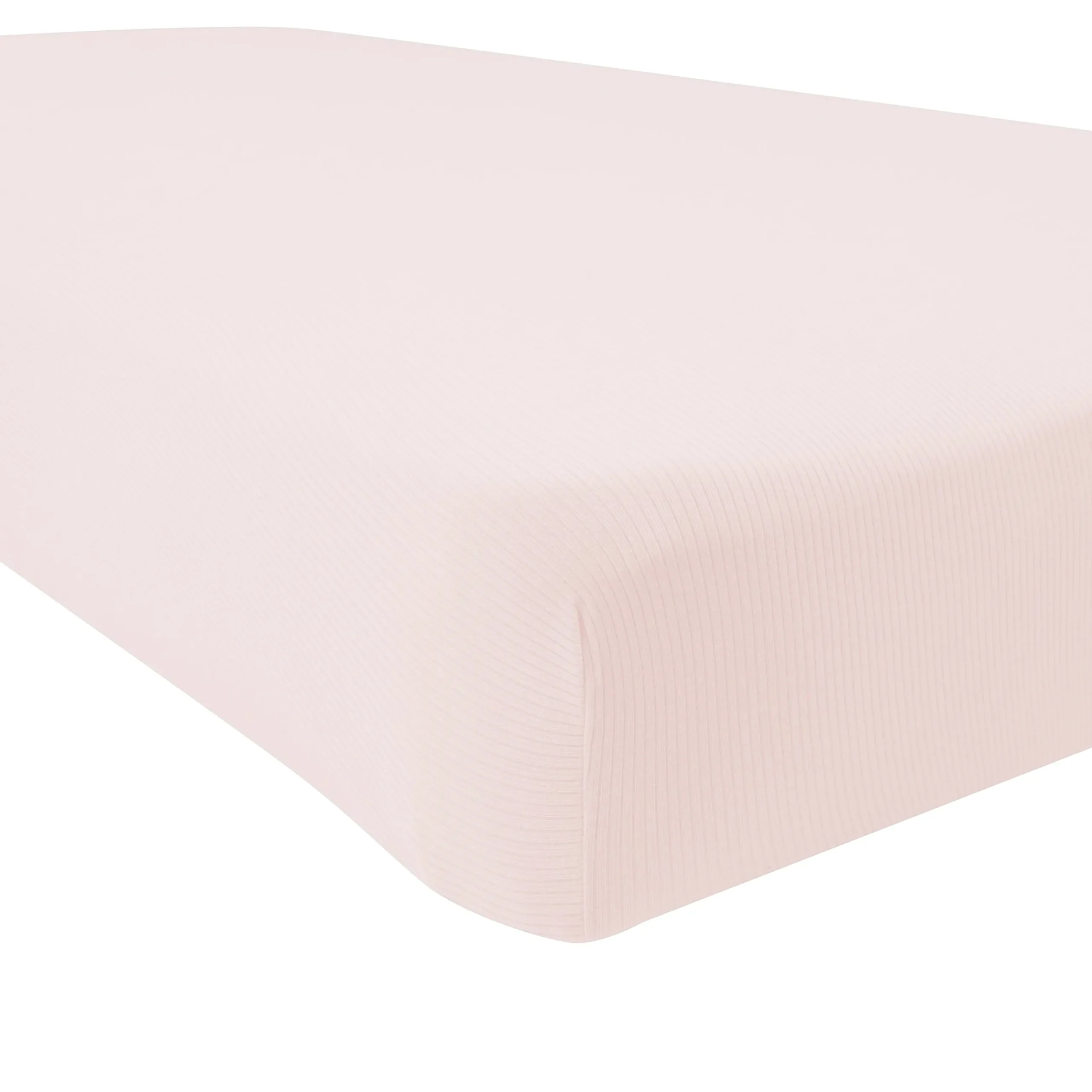 Sale Kyte Baby Ribbed Crib Sheet in Blush