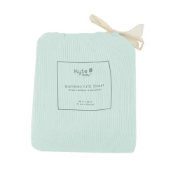 Clearance Kyte Baby Ribbed Crib Sheet in Sage