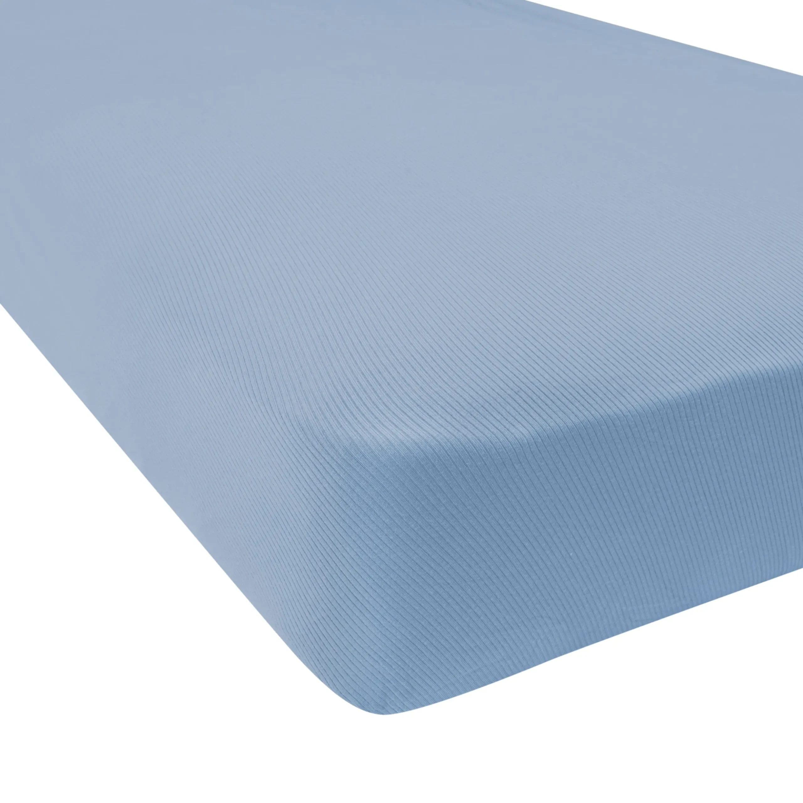 Sale Kyte Baby Ribbed Crib Sheet in Slate