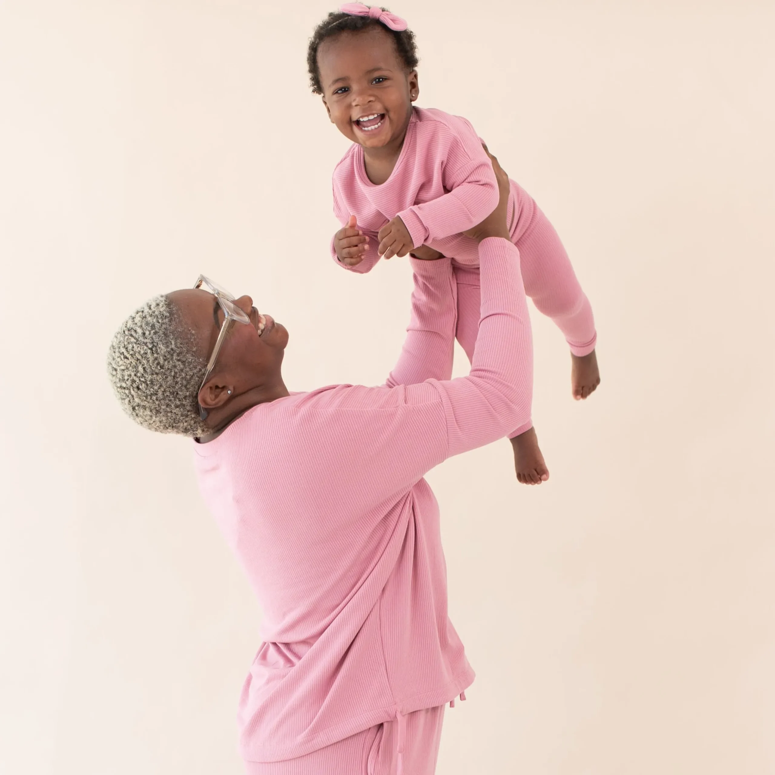 New Kyte Baby Ribbed Drop Shoulder Top in Apple Blossom