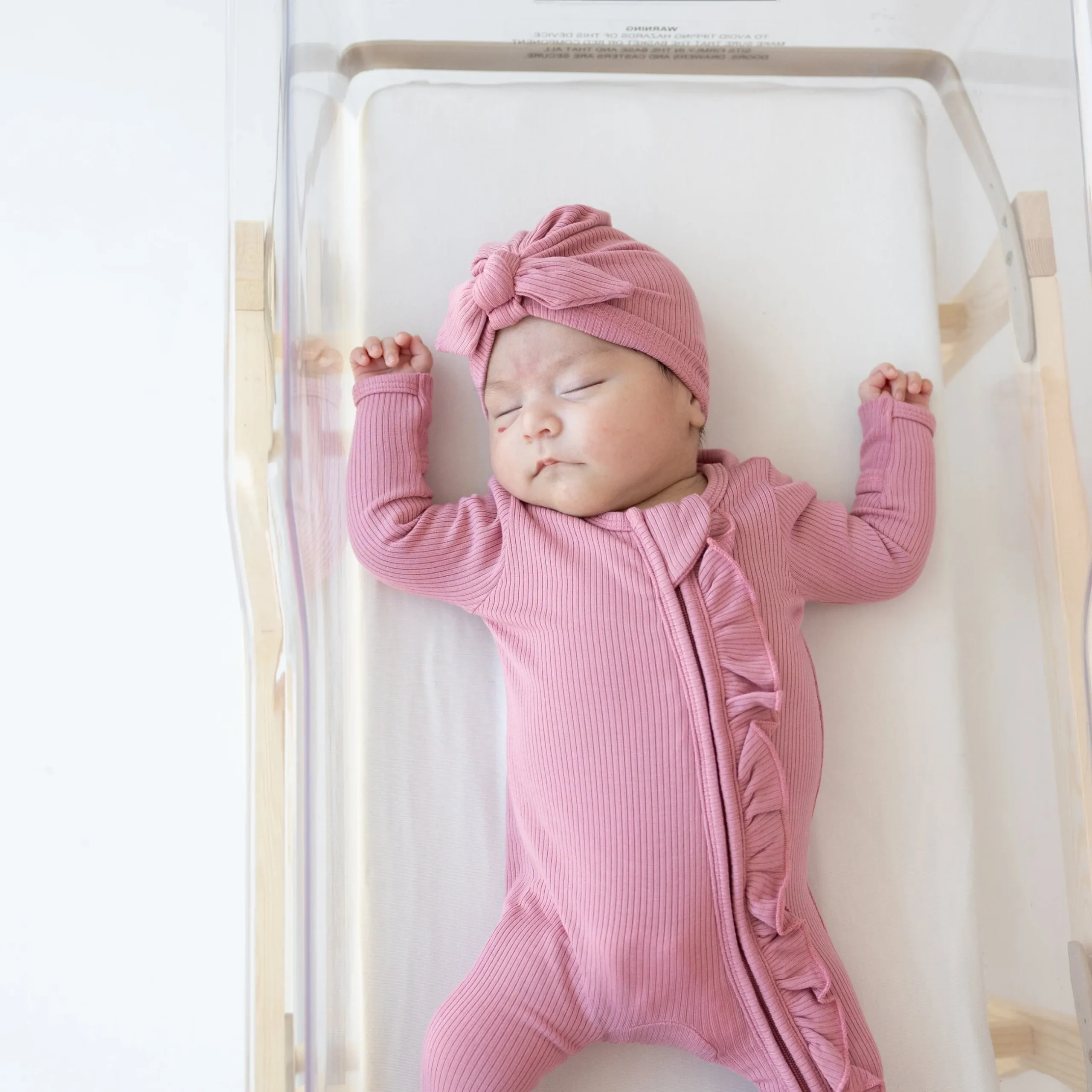 Outlet Kyte Baby Ribbed Headwrap in Apple Blossom