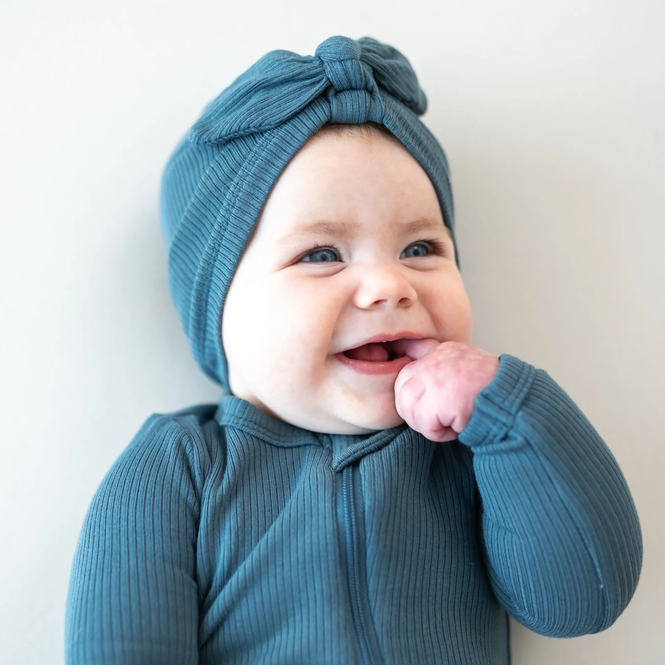 Discount Kyte Baby Ribbed Headwrap in Atlantic