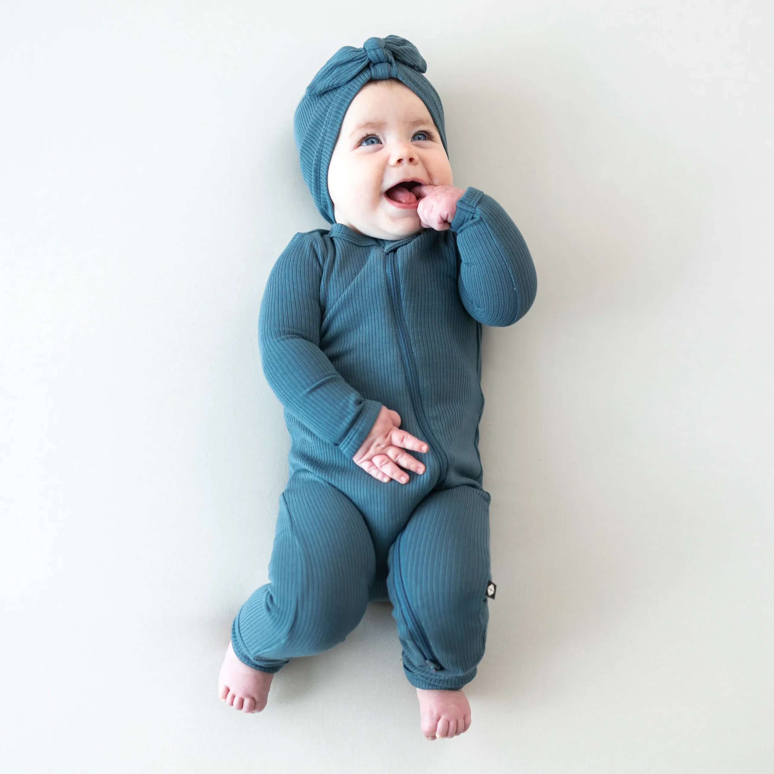 Discount Kyte Baby Ribbed Headwrap in Atlantic