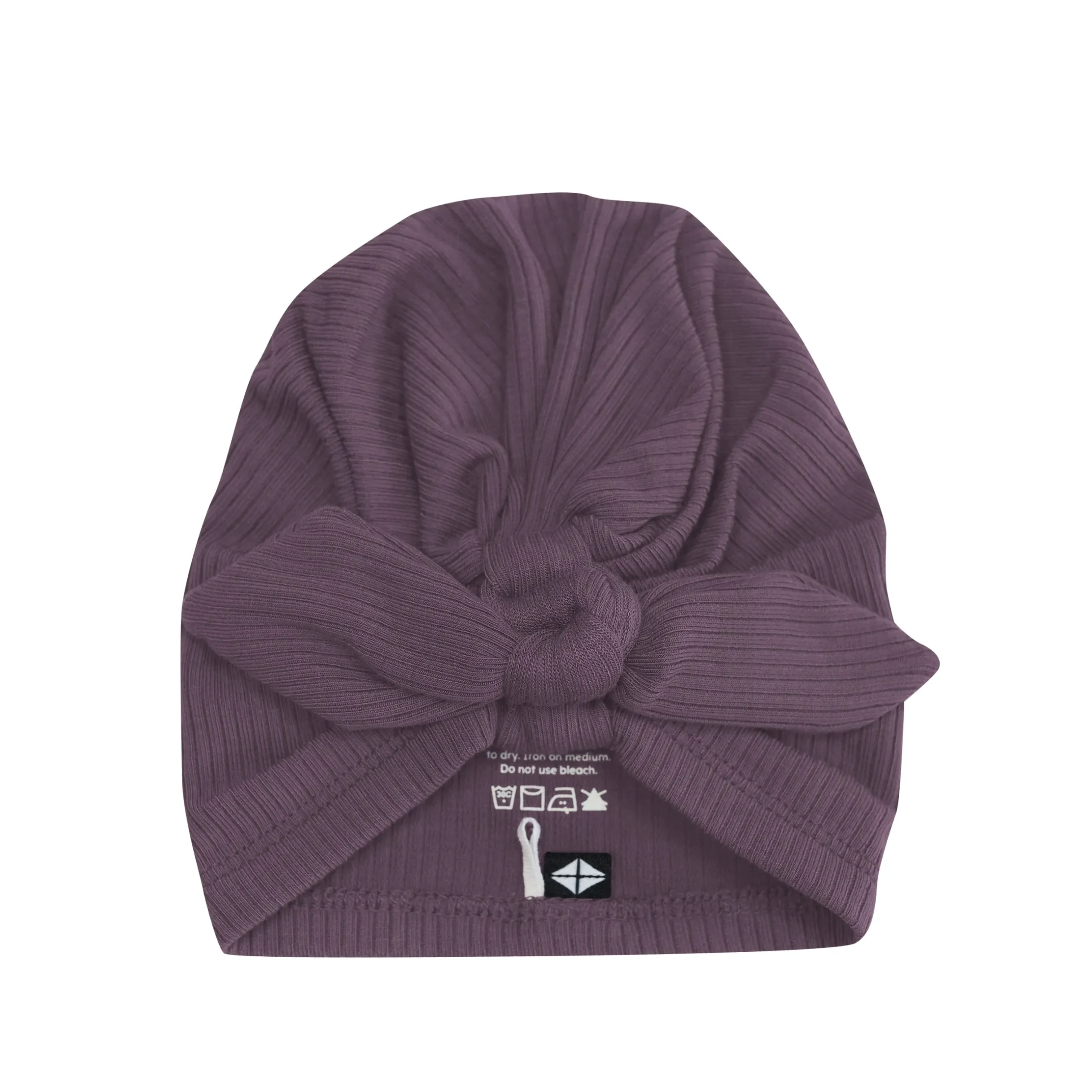 Hot Kyte Baby Ribbed Headwrap in Currant
