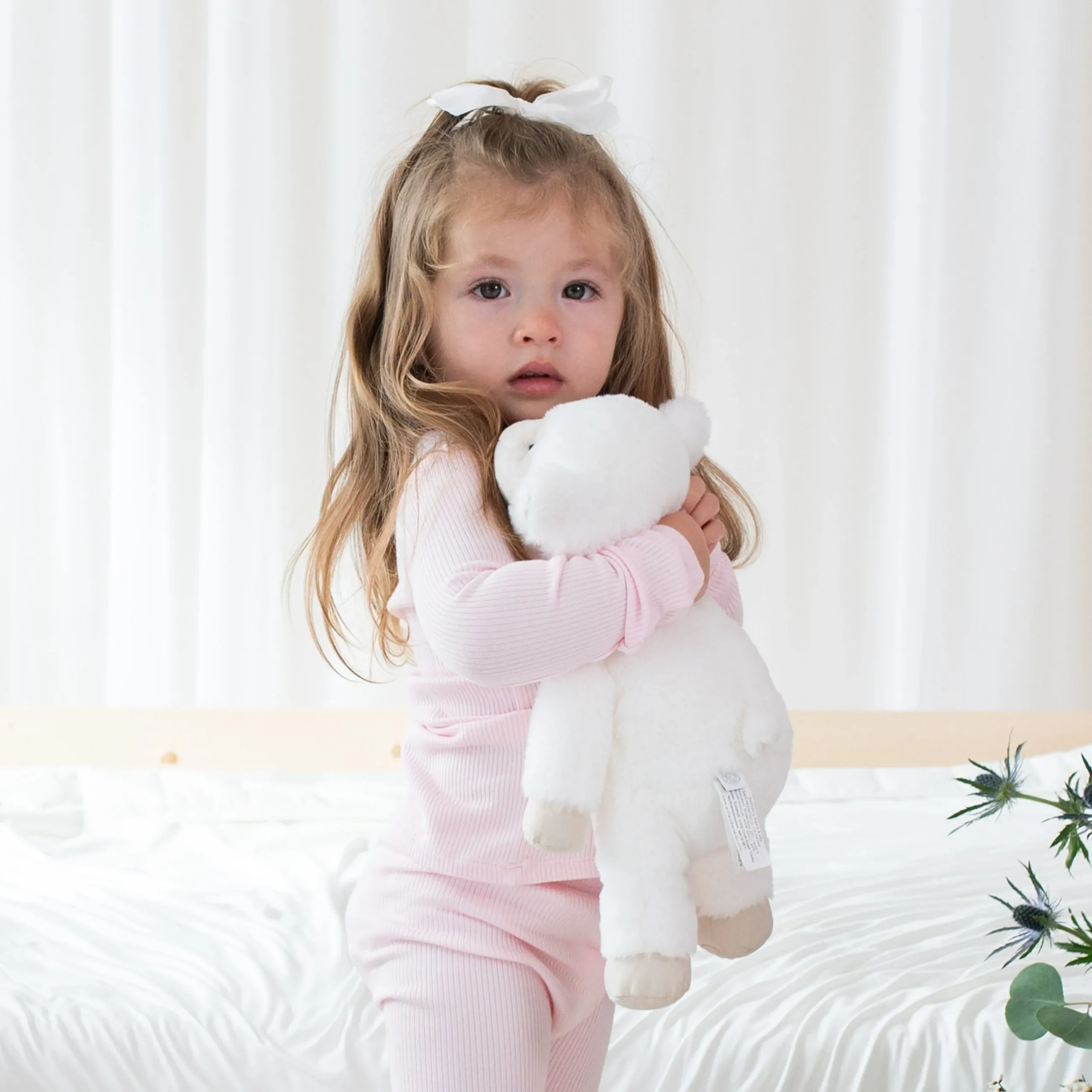 New Kyte Baby Ribbed Henley Set in Sakura