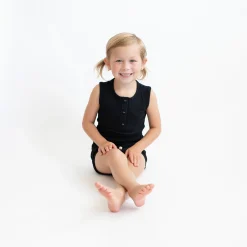 Best Kyte Baby Ribbed Henley Tank Set in Midnight