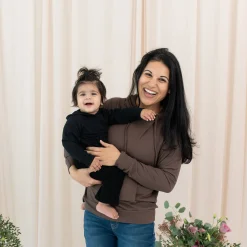 Hot Kyte Baby Ribbed Hoodie in Midnight