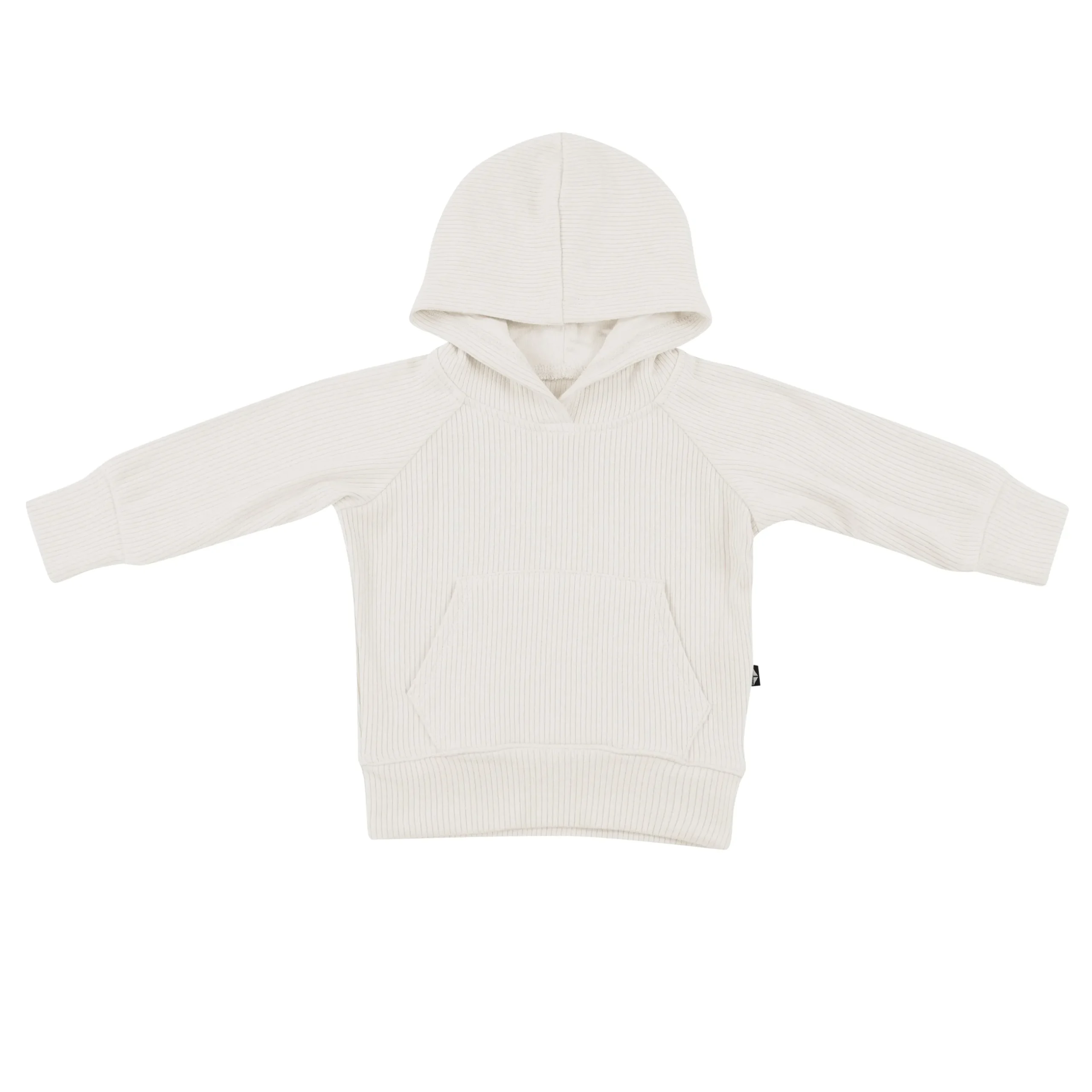 Clearance Kyte Baby Ribbed Hoodie in Oat