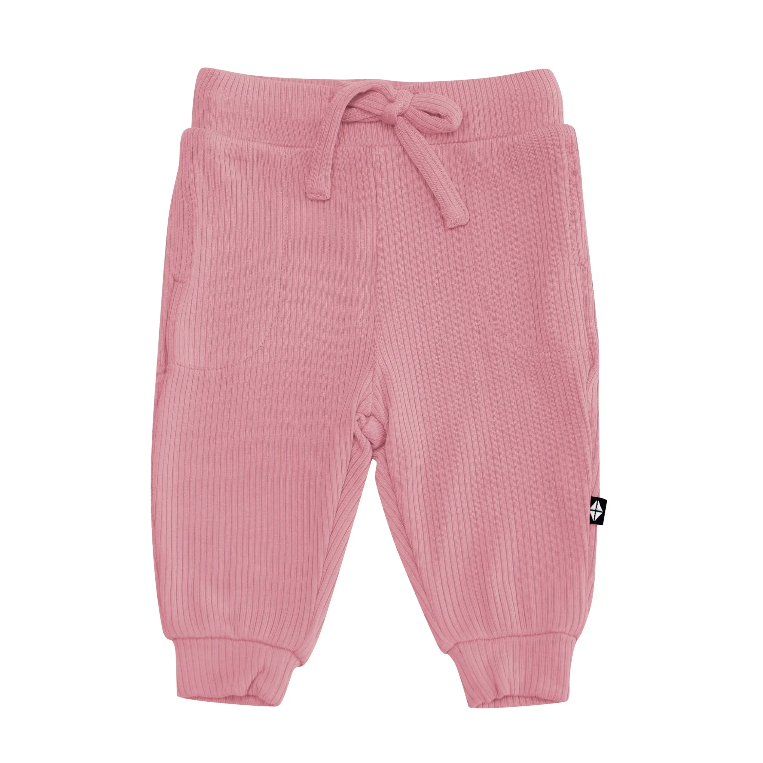 Discount Kyte Baby Ribbed Jogger Pant in Apple Blossom