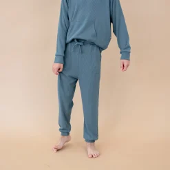 Sale Kyte Baby Ribbed Jogger Pant in Atlantic