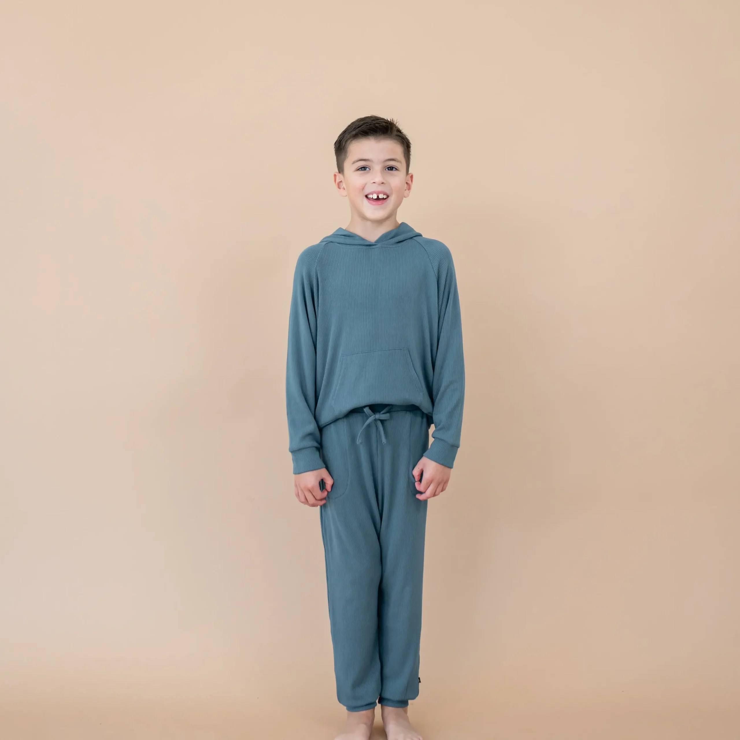 Sale Kyte Baby Ribbed Jogger Pant in Atlantic