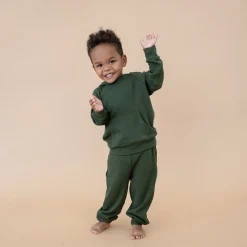 Discount Kyte Baby Ribbed Jogger Pant in Fir