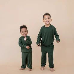 Discount Kyte Baby Ribbed Jogger Pant in Fir