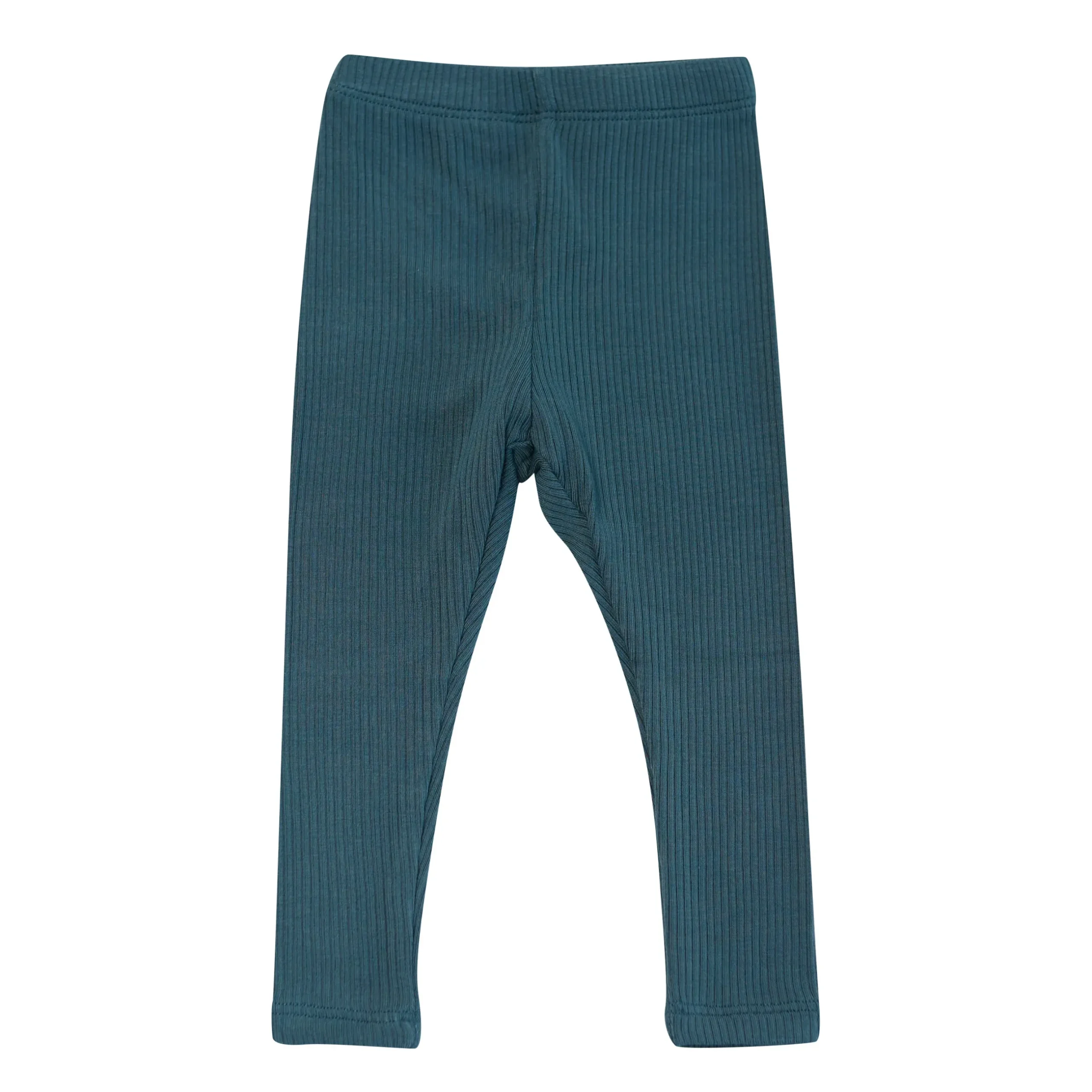 Hot Kyte Baby Ribbed Leggings in Atlantic