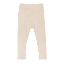 New Kyte Baby Ribbed Leggings in Bisque