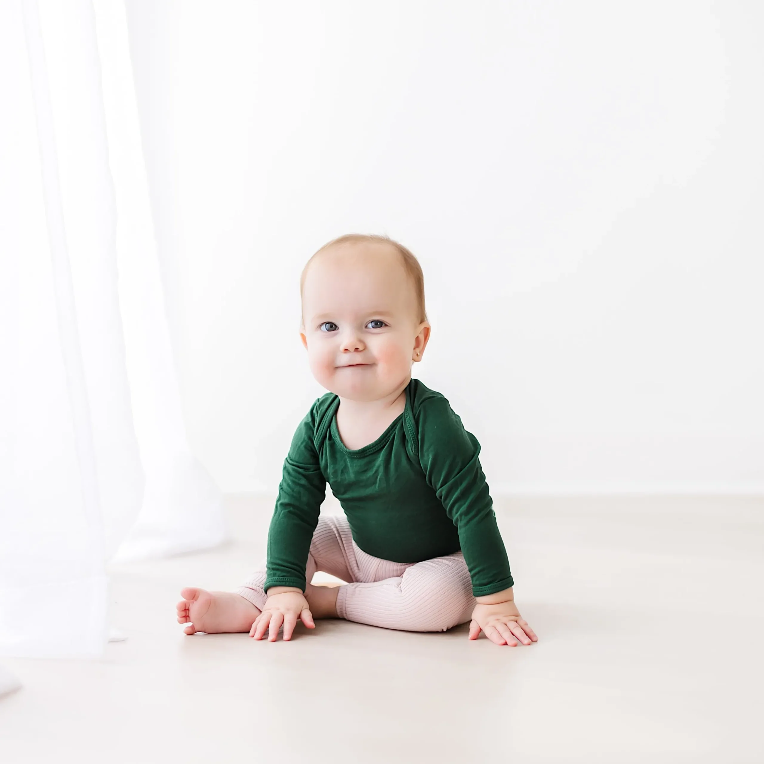 Clearance Kyte Baby Ribbed Leggings in Blush