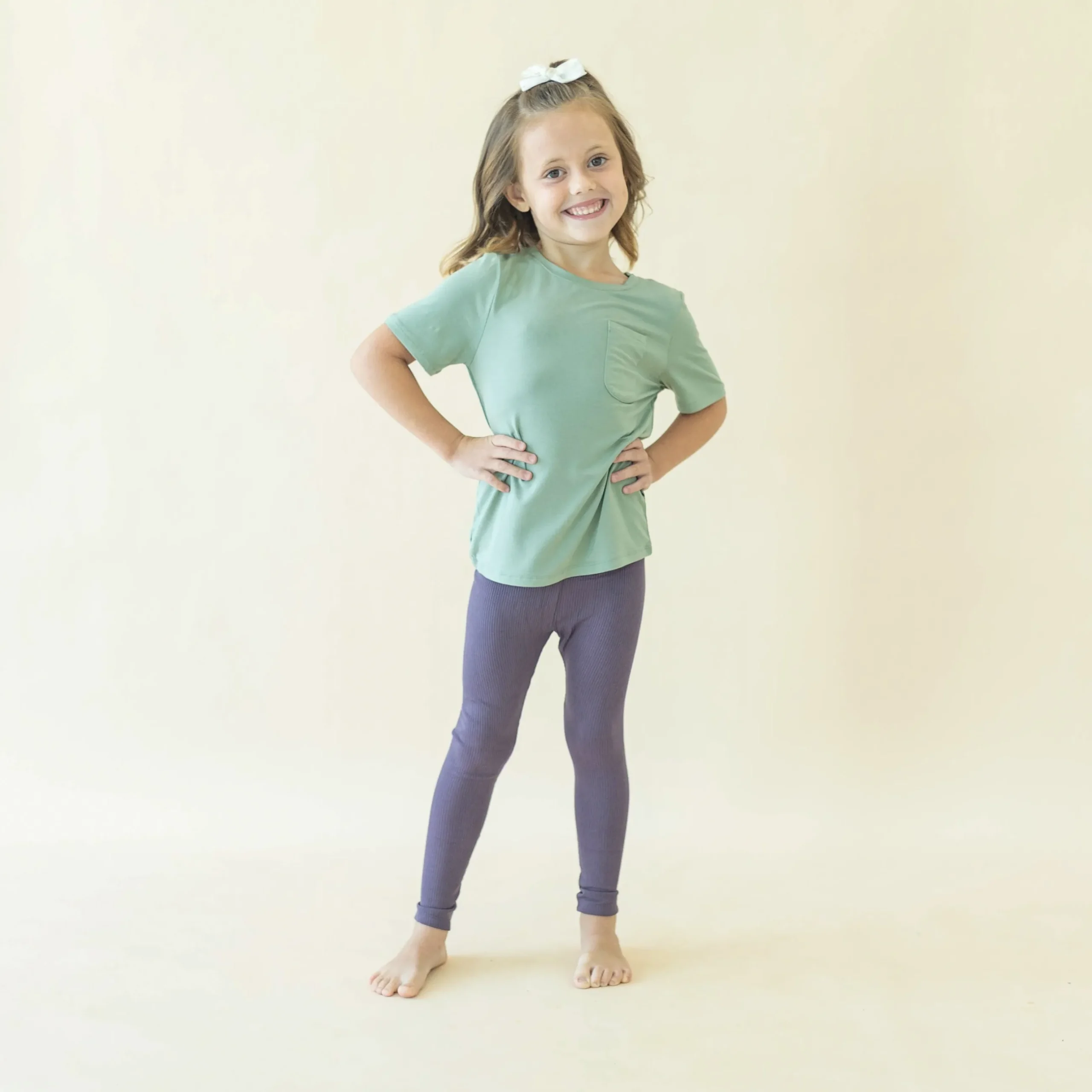 Online Kyte Baby Ribbed Leggings in Currant