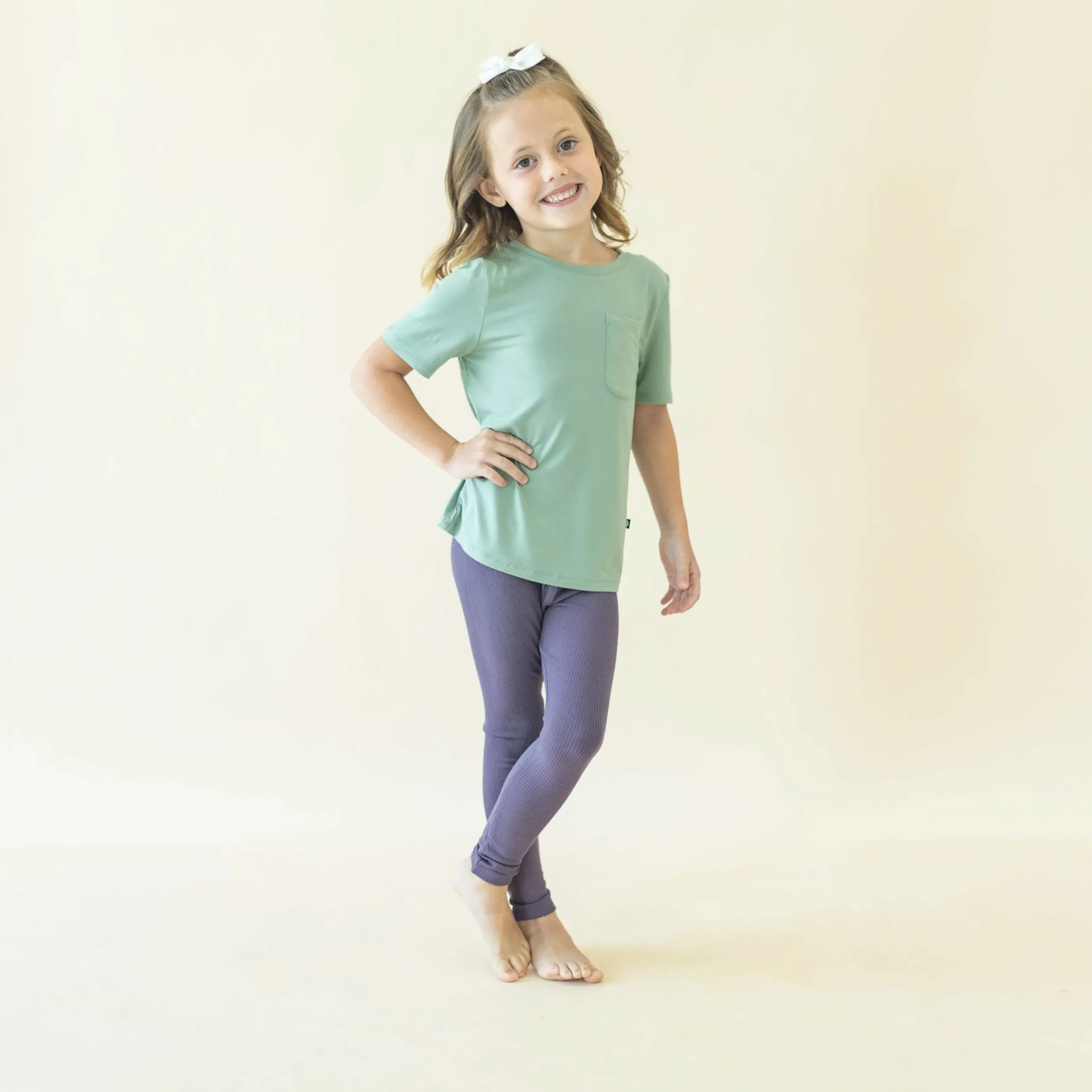 Online Kyte Baby Ribbed Leggings in Currant