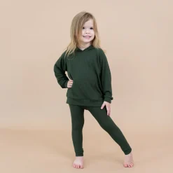 New Kyte Baby Ribbed Leggings in Fir