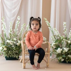 Sale Kyte Baby Ribbed Leggings in Midnight