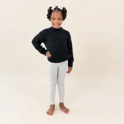 Online Kyte Baby Ribbed Leggings in Oat