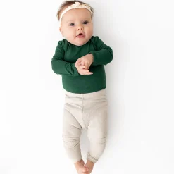 Online Kyte Baby Ribbed Leggings in Oat
