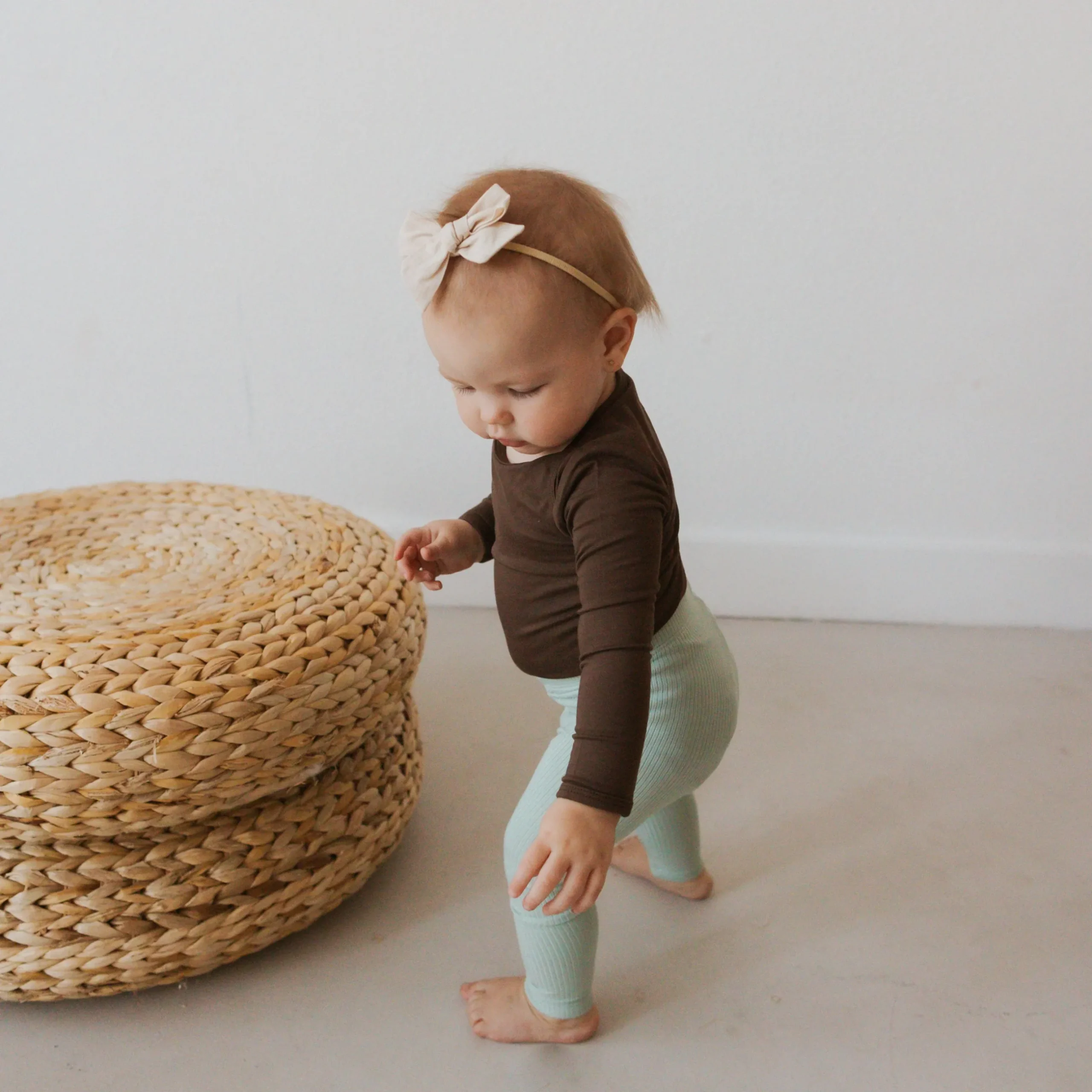 Online Kyte Baby Ribbed Leggings in Sage
