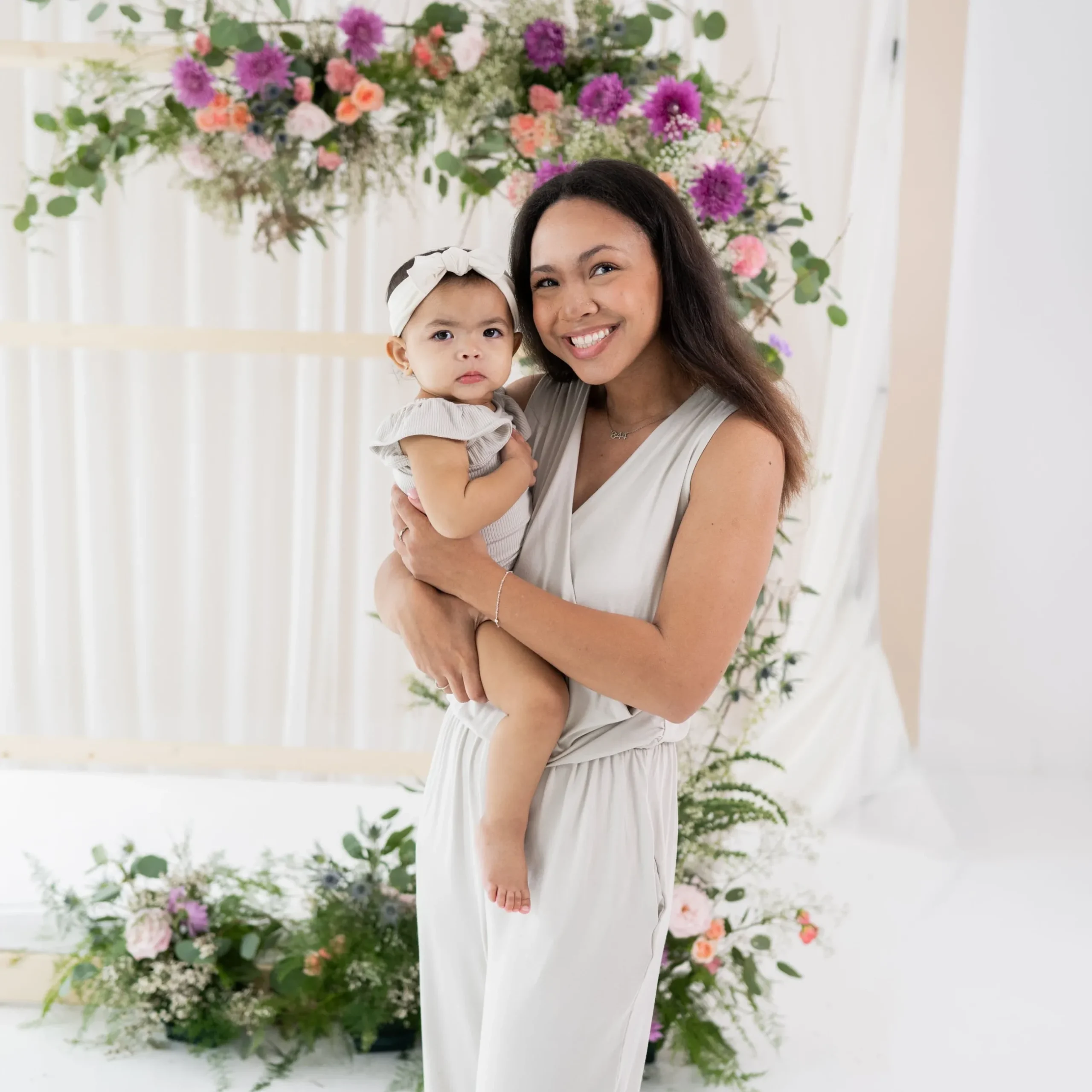Kyte Baby Ribbed Sleeveless Ruffle Leotard in Oat