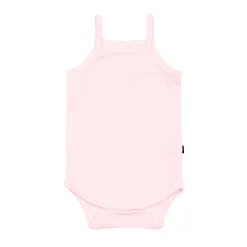 Clearance Kyte Baby Ribbed Spaghetti Strap Bodysuit in Sakura
