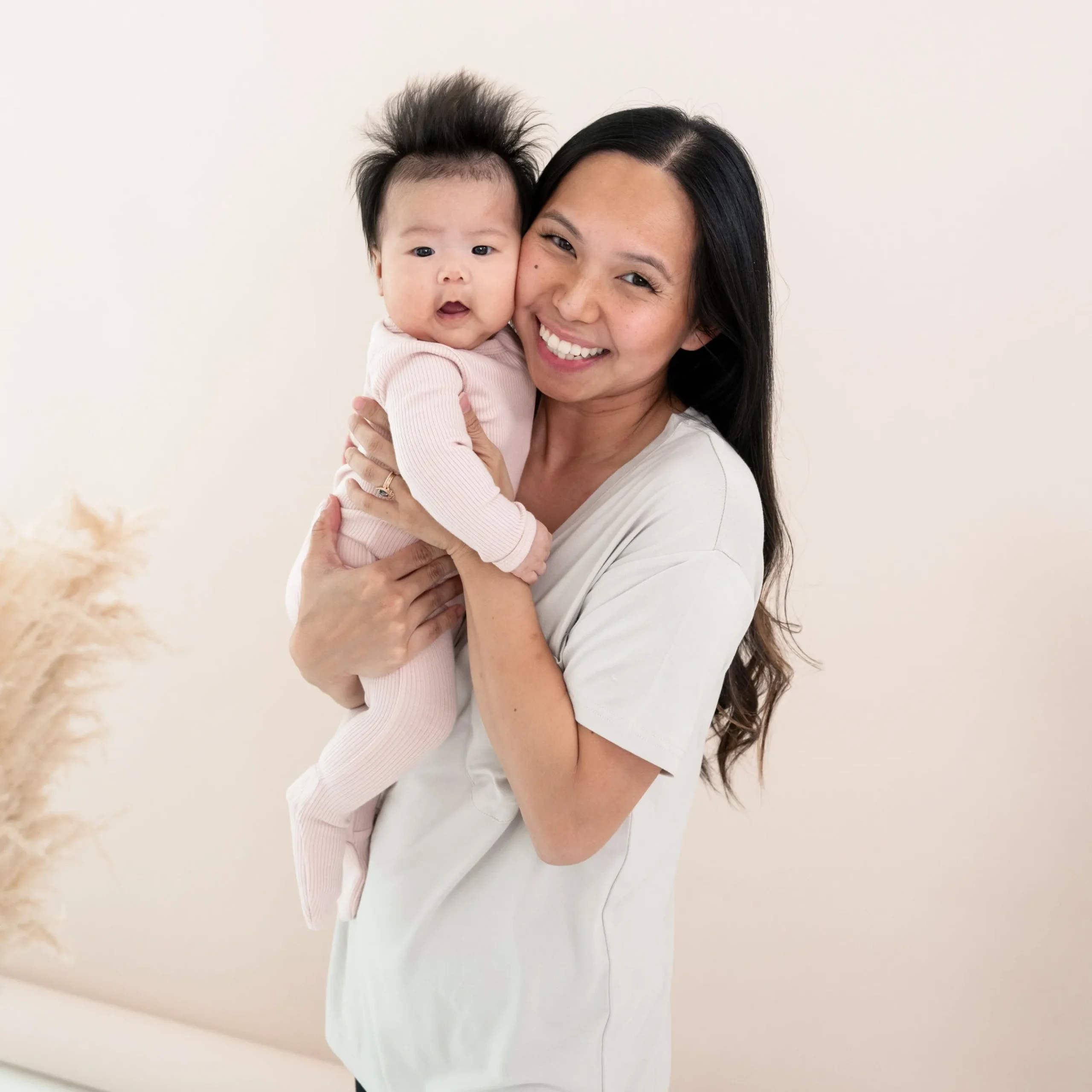 Clearance Kyte Baby Ribbed Zipper Footie in Blush