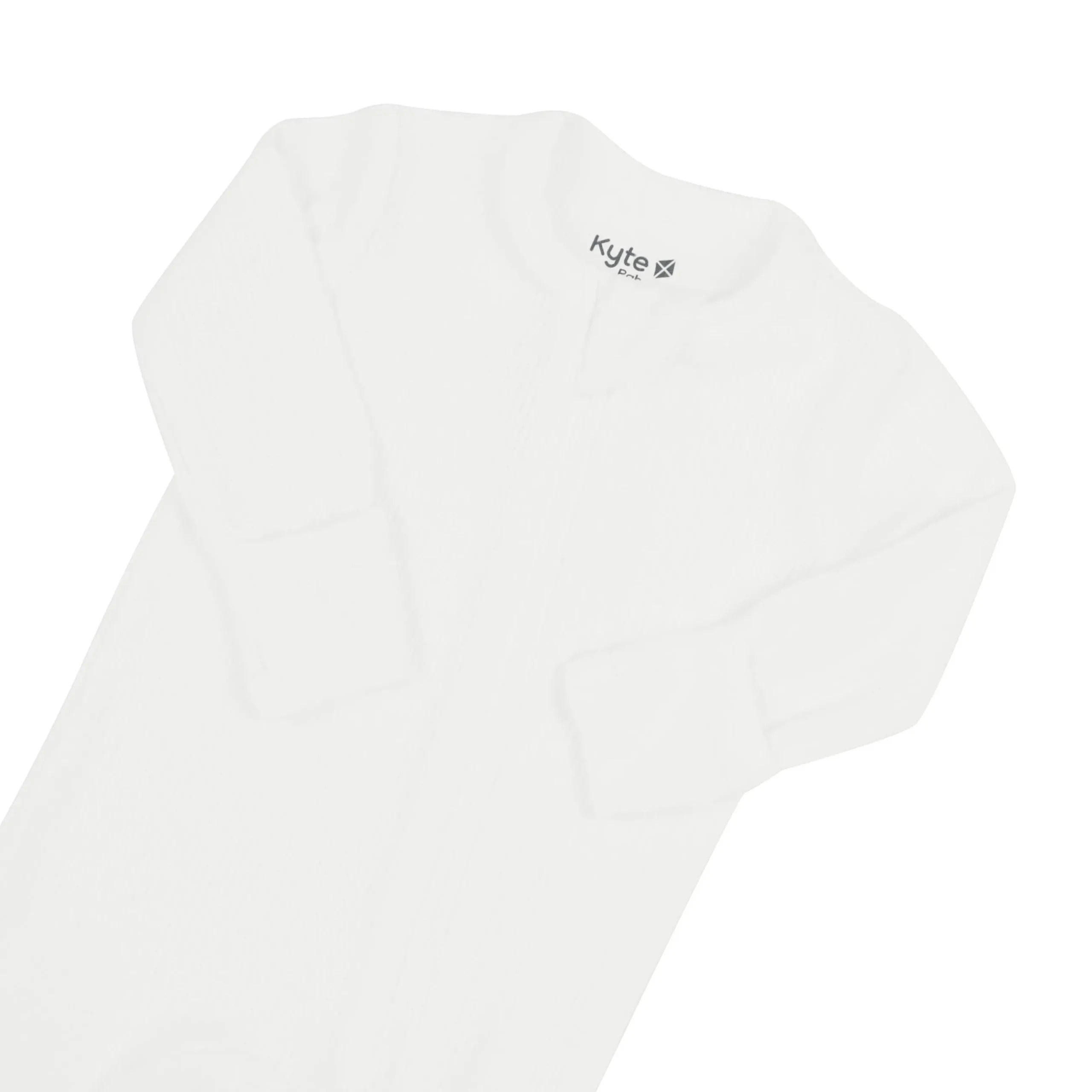 Outlet Kyte Baby Ribbed Zipper Footie in Cloud