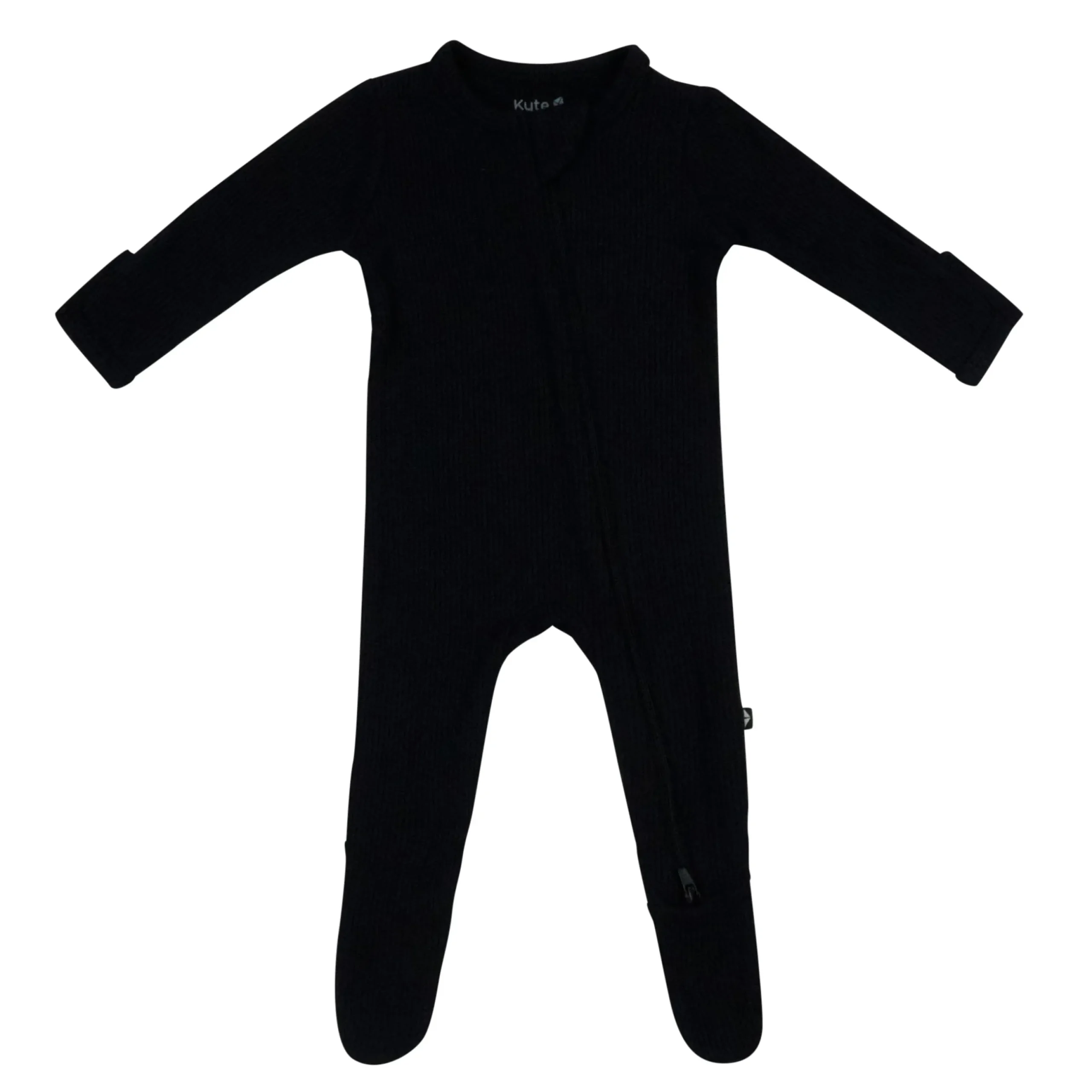 Discount Kyte Baby Ribbed Zipper Footie in Midnight